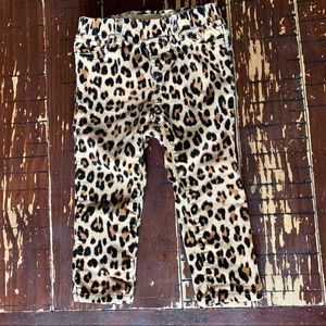 Baby GAP Leopard Corduroy Pants Toddler Size 2